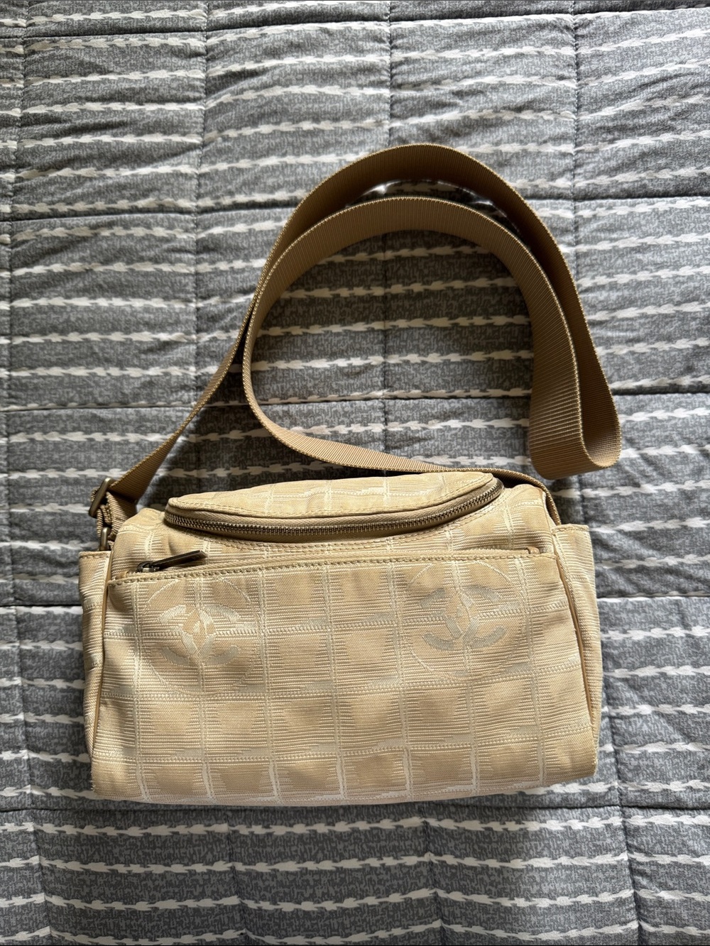 Vintage Chanel new travel line nylon